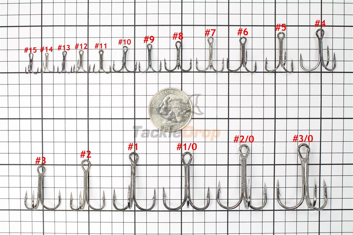 Treble Hooks Size Chart